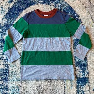 Hanna Andersson Striped Long Sleeve Shirt 110cm